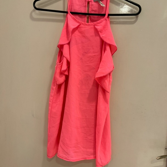 Neon pink halter neck top - Picture 8 of 15
